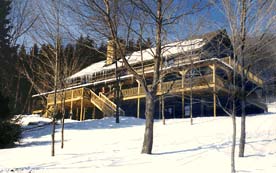 Savage River Lodge in the snow!